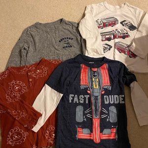 4 for 10 kid long-sleeve shirts